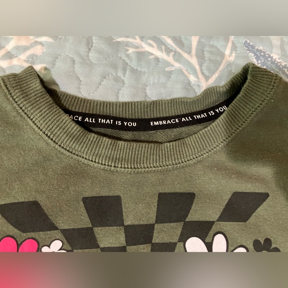 Girls size 5/6 Justice Sport sweat shirt - Picture 3 of 7